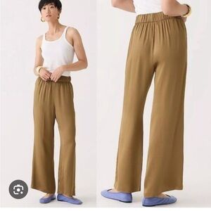 J. Crew Collection Bronze Elastic Waist Pants